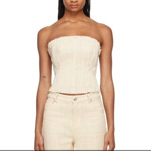 STAUD Parma Top in Natural